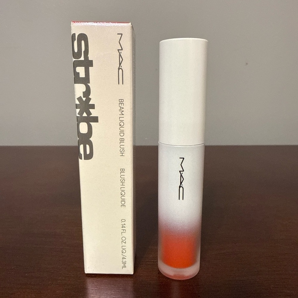 M.A.C Strobe Beam Liquid Blush - Apricot Jelly (Bright Orange) - 0.14 fl oz NIB